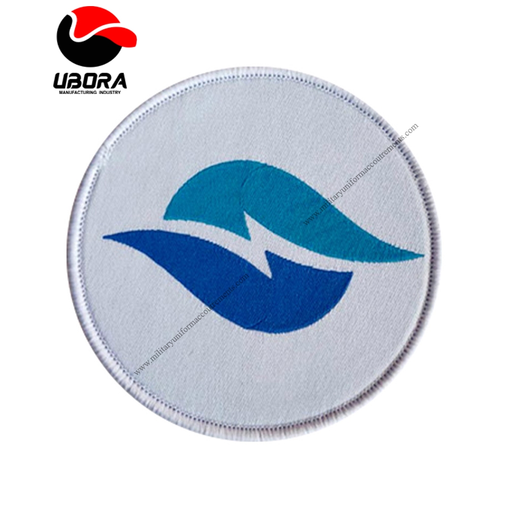 Woven Custom Embroidered Patch Custom Logo Applique Badge Embroidery Woven Patches